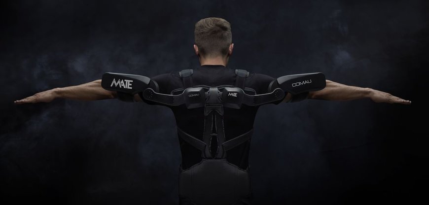 INTRODUCING MATE-XT: COMAU’S NEW RUGGEDIZED YET LIGHTWEIGHT EXOSKELETON FOR INDOOR AND OUTDOOR USE